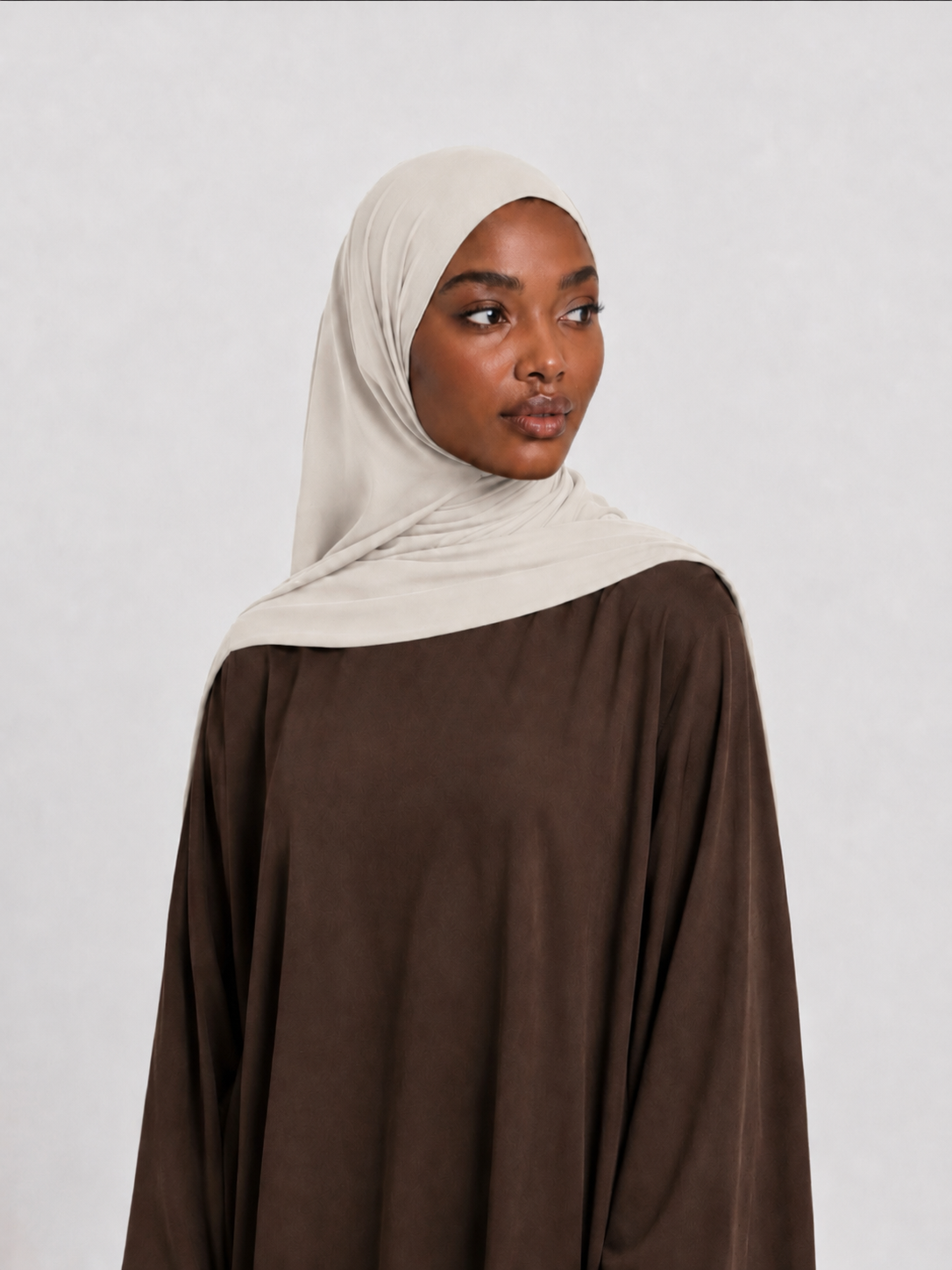 Voile jersey premium crème